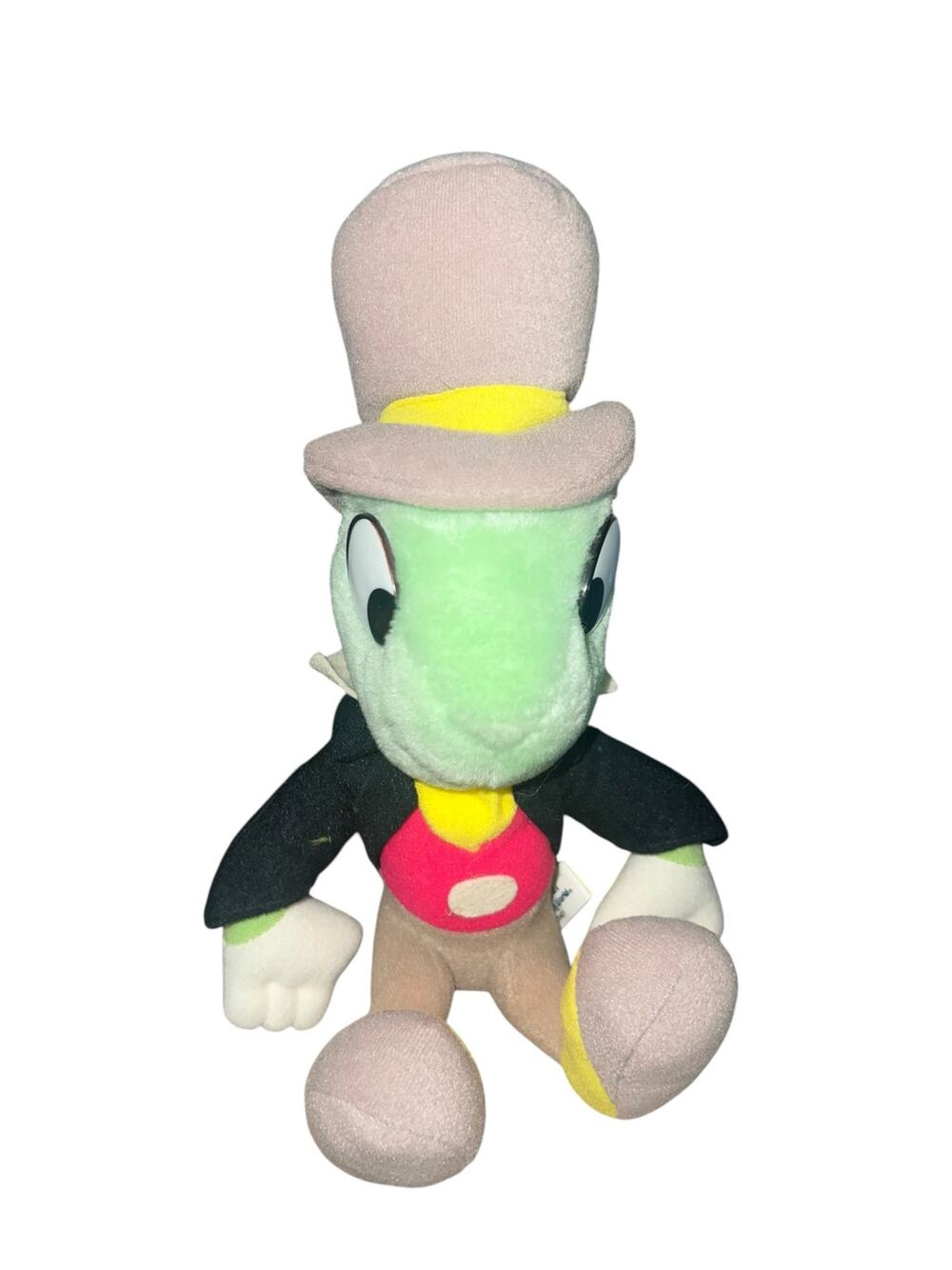 Vintage Disney Jiminy Cricket From Pinocchio Disney World  9” Plush Stuffed